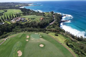 Kapalua (Plantation) 12th Green Aerial